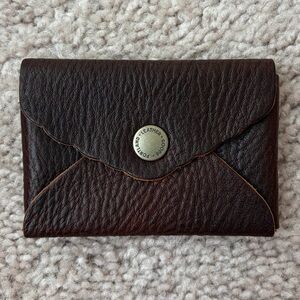 Portland Leather Goods mini daisy wallet in Coldbrew